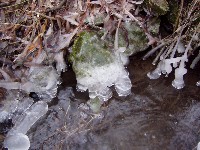 Zajmav kombinace ledu a vody